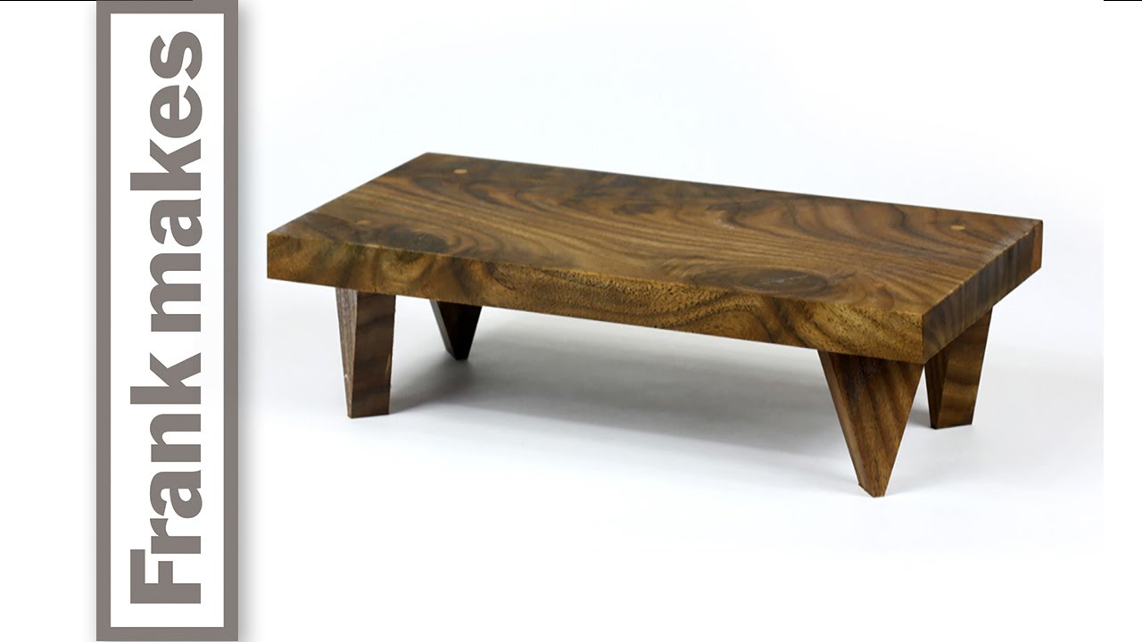 Snow Day Making a Cat Food Table Frank makes