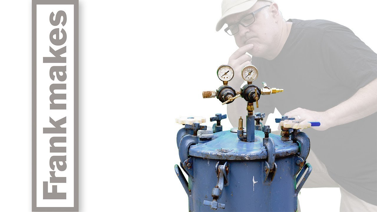 Transforming a Pressure Pot for Resin Casting Frank makes