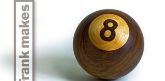 Woodturning the 8 Ball