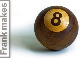 Woodturning the 8 Ball