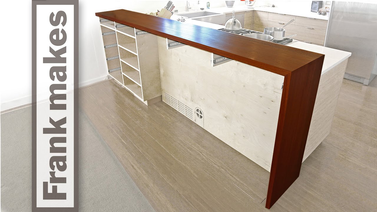 Kitchen Remodel: Part 15: Breakfast Bar – Part B – Frank makes