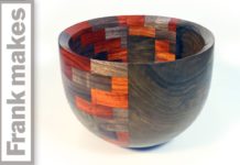 Woodturning A Segmented Walnut Bowl