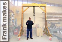 Wooden Gantry Crane