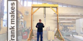 Wooden Gantry Crane