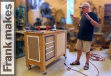 Woodshop Air Filter Cart