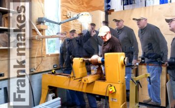 Moving the Wood Turning Lathe