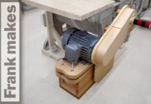 Motor Mount and Belt Cover for the Surface Sanding Machine