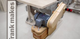 Motor Mount and Belt Cover for the Surface Sanding Machine