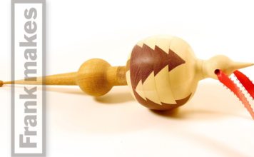 Woodturning a Segmented Christmas Ornament