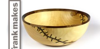 Wood Turned Maple Bowl