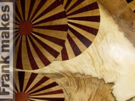 Making A Maple Bowl with Maple and Padauk Inserts