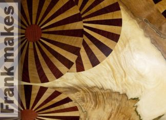 Making A Maple Bowl with Maple and Padauk Inserts