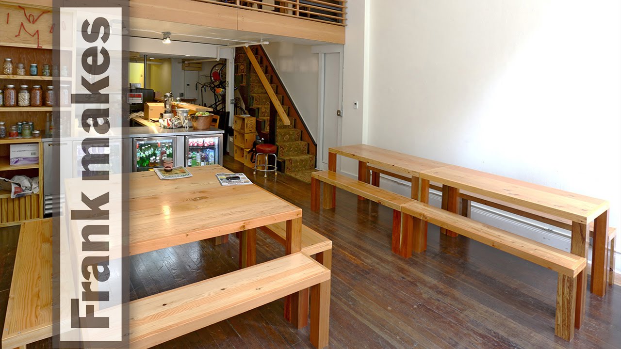 Studio Jelly Part 3 tables and benches – Frank makes