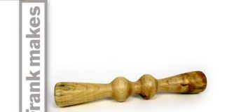 Wood Turning A Back Roller