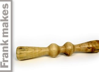 Wood Turning A Back Roller