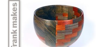 Woodturning A Segmented Walnut Bowl Part 2
