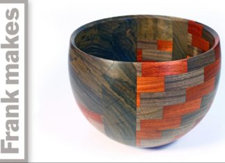 Woodturning A Segmented Walnut Bowl Part 2