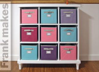 Making a Cubby Shelf