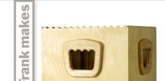 Wooden Recycling Bin