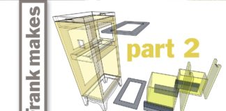 Microwave/Recycling Bin/Shredder/Mail Tray Cabinet – Part 2 of 3