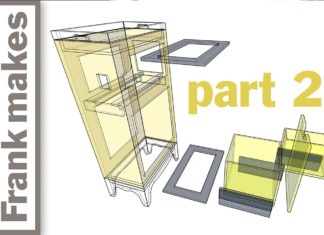 Microwave/Recycling Bin/Shredder/Mail Tray Cabinet – Part 2 of 3