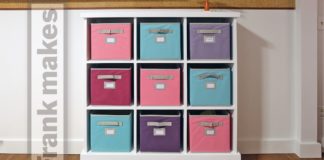 Making a Cubby Shelf