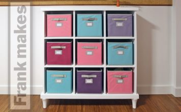 Making a Cubby Shelf