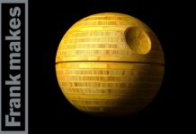 Wood Turned Bamboo Death Star