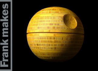 Wood Turned Bamboo Death Star