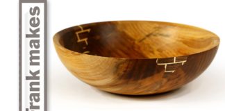 Wood Turned Brick Bowl