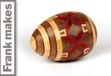 Wood Turned Easter Egg