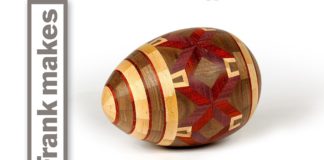Wood Turned Easter Egg