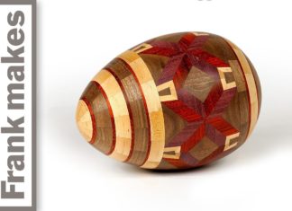 Wood Turned Easter Egg