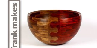 Wood Turned Wedding Bowl