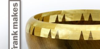 Walnut and Birch Bowl