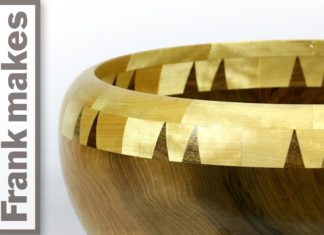Walnut and Birch Bowl