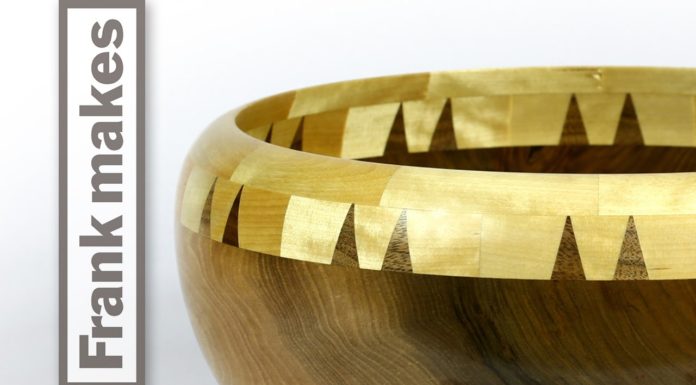 Walnut and Birch Bowl
